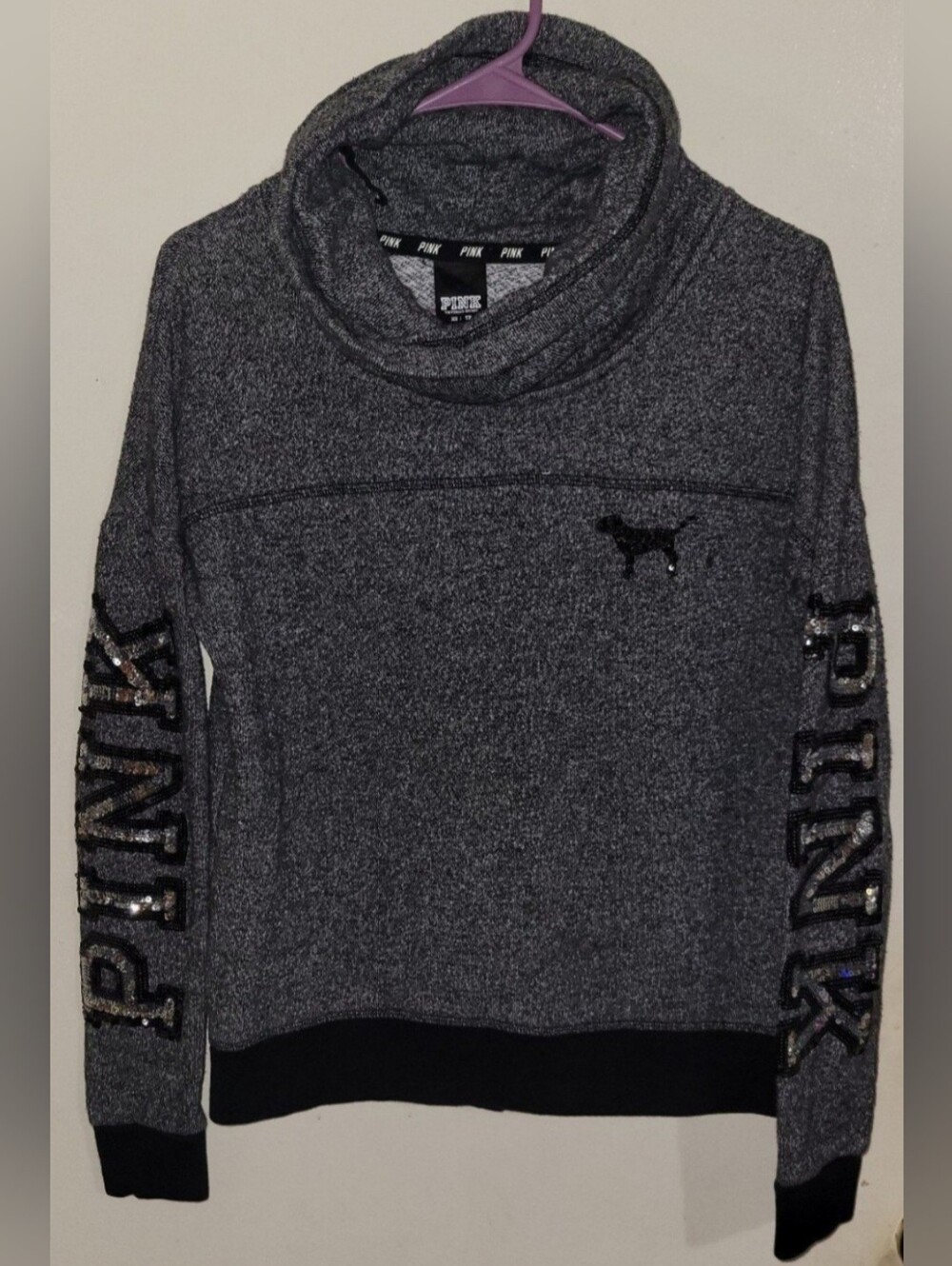 Victoria's Secret PINK Y2K Bling Runway Limited Edition Sweatshirt Size XS